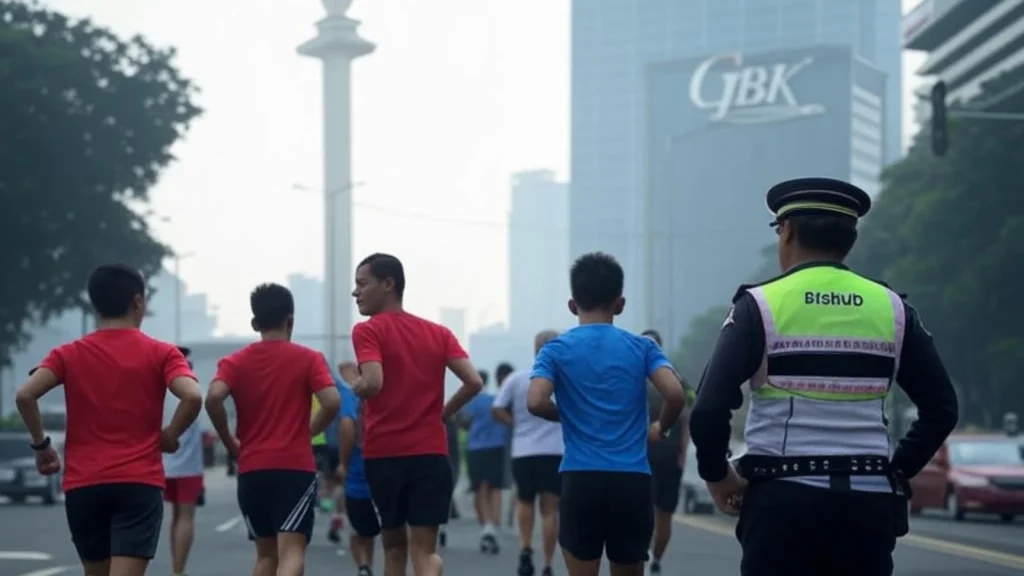 Penutupan 32 Ruas Jalan di Jakarta untuk Jakarta International Marathon 2025