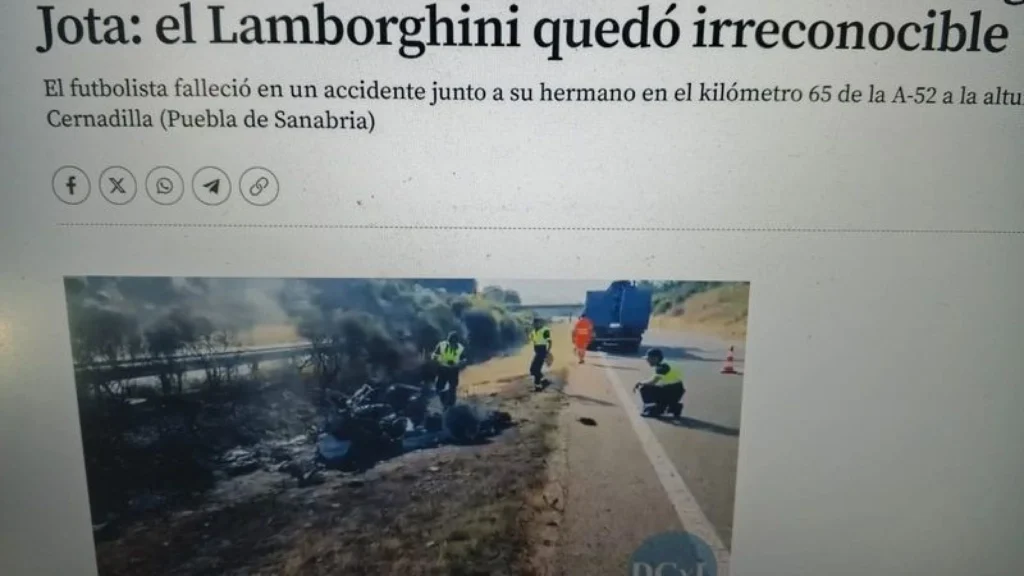 Tragedi: Diogo Jota Tewas dalam Kecelakaan Mobil di Spanyol